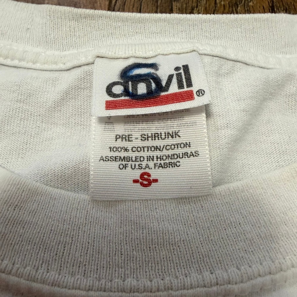 Anvil Something Natural Nantucket T-Shirt Mens Small White - Picture 5 of 13